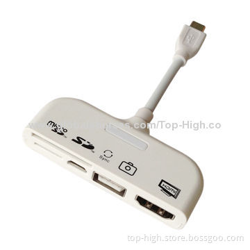 Shenzhen Electronic Factory Price White Color MHL To HDMI Converter, for Samsung Galaxy S5